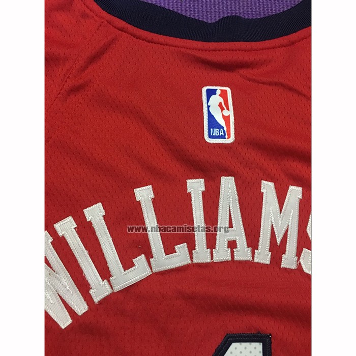 Camiseta New Orleans Pelicans Zion Williamson NO 1 Statement 2019-20 Rojo